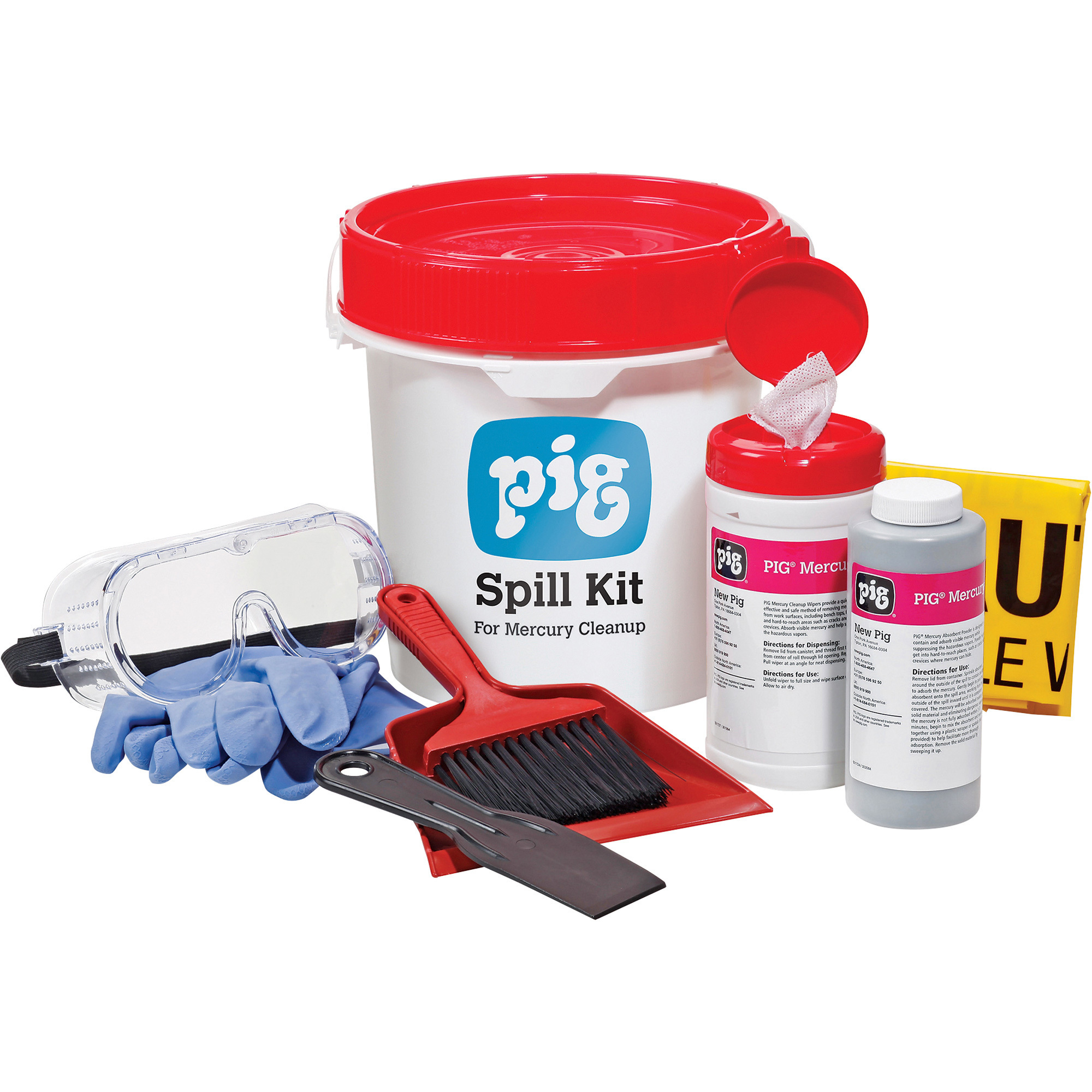New Pig Mercury Spill Kit in a Bucket — Model KIT600 Northern Tool